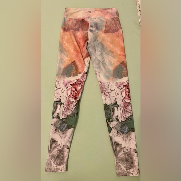 Anthropologie Feel Good Floral Print Leggings Women Small - Picture 2 of 4
